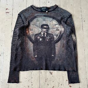 AW2003 Jean Paul Gaultier Clockwork Time Traveller Knit Mesh